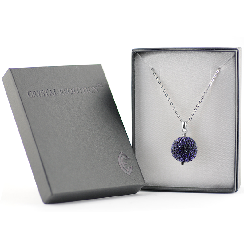 Crystal Ornament Necklace (42cm) Collane