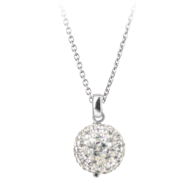 Crystal Ornament Necklace (42cm) Collane