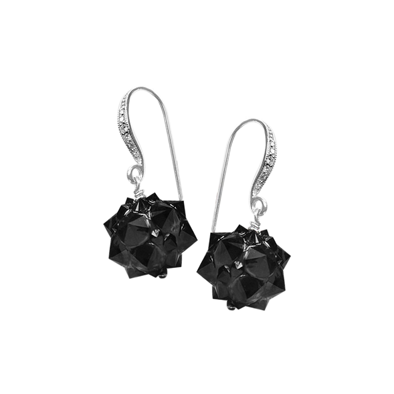 Crystal Hedgehog Earrings Orecchini Crystal Evolution