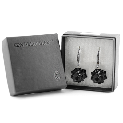 Crystal Hedgehog Earrings Orecchini Crystal Evolution