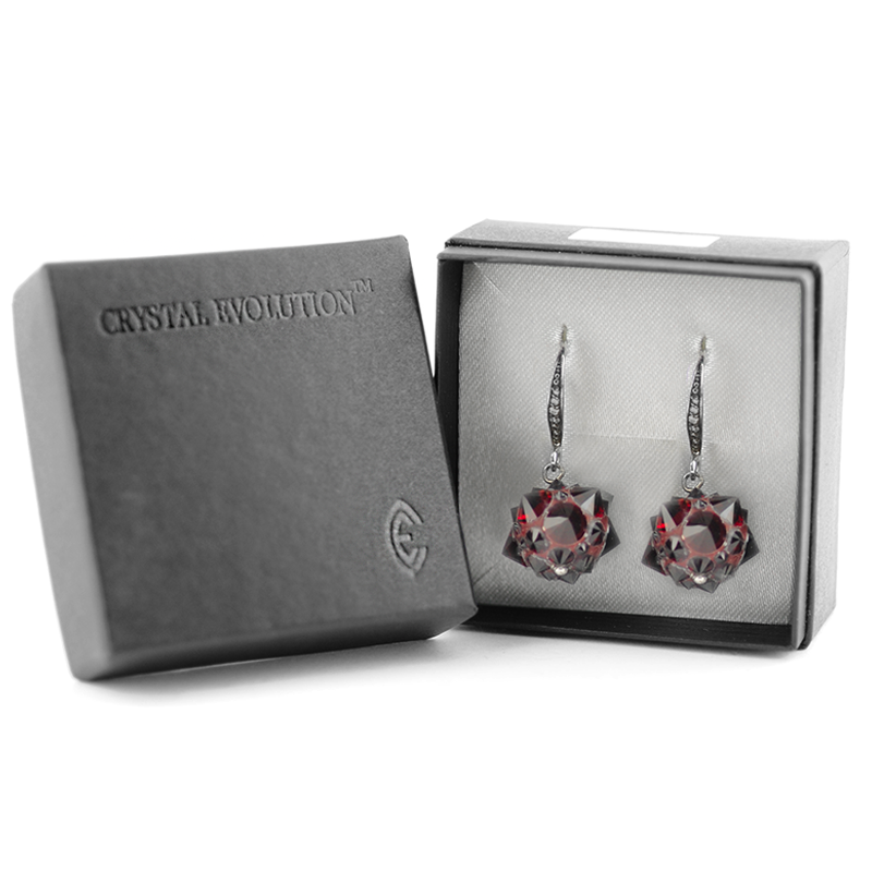Crystal Hedgehog Earrings Orecchini Crystal Evolution