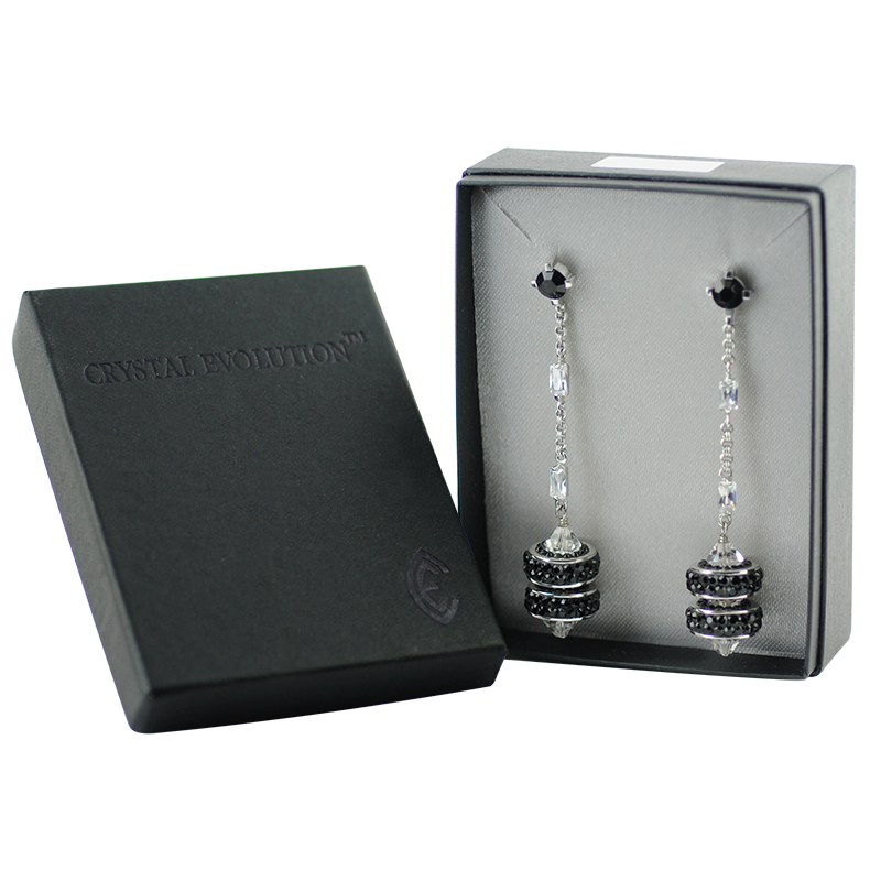 Crystal Sleek Donut Earrings Orecchini Crystal Evolution