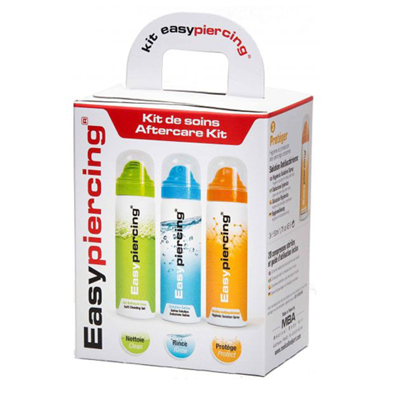Easypiercing Aftercare Kit Cura del piercing Easypiercing Aftercare Kit Cura del piercing