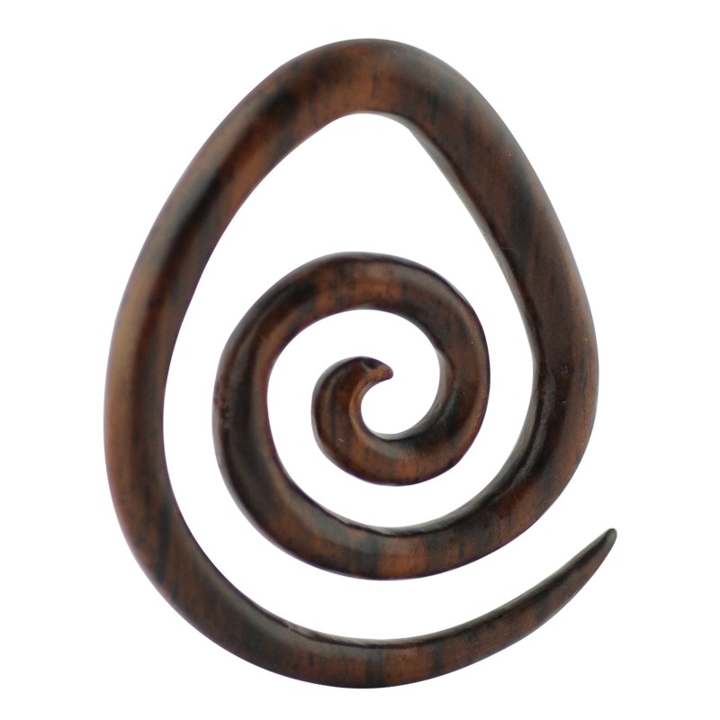 Wood Spiral - Narra Wood Spirali, Crescents & Claws