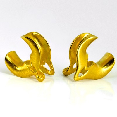 Satin Silver Gold Plated Spreader Hook Ganci per pendenti