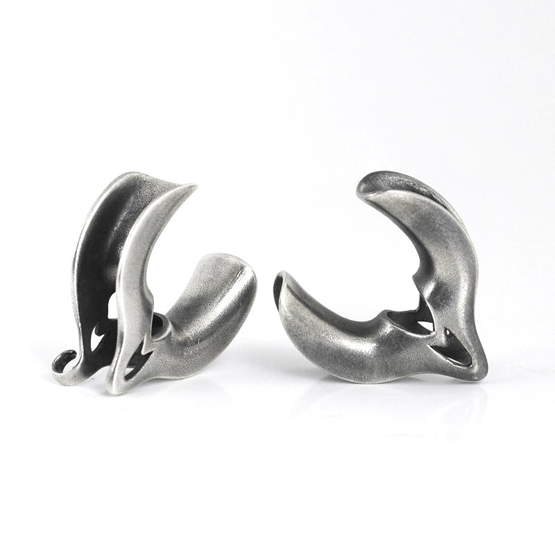 Satin Silver Spreader Hook Ganci per pendenti