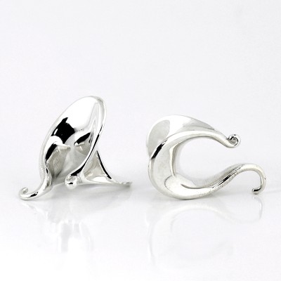 Shiny Silver Spreader Hook Ganci per pendenti