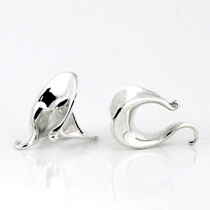 Shiny Silver Spreader Hook Ganci per pendenti
