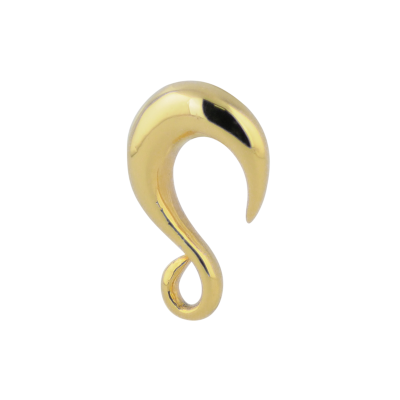 Handmade 60mm Lizardit (Norvegian Jade) Stone Slice Dangling in Brass Set (price for pair) Ear