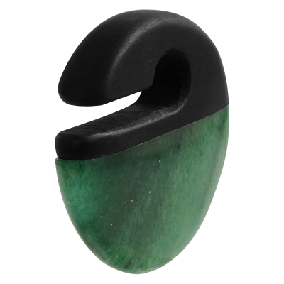 Ebony and Aventurine Weights Orecchio