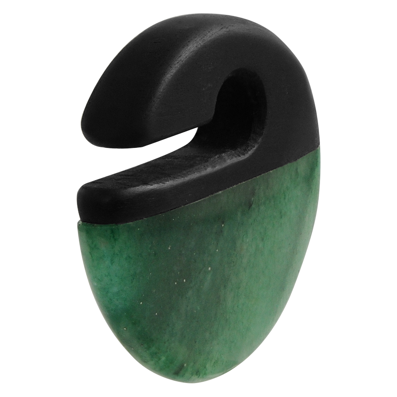 Ebony and Aventurine Weights Orecchio