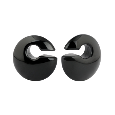 Small Eclipse Stone Weights Onyx (Price for Pair) Orecchio