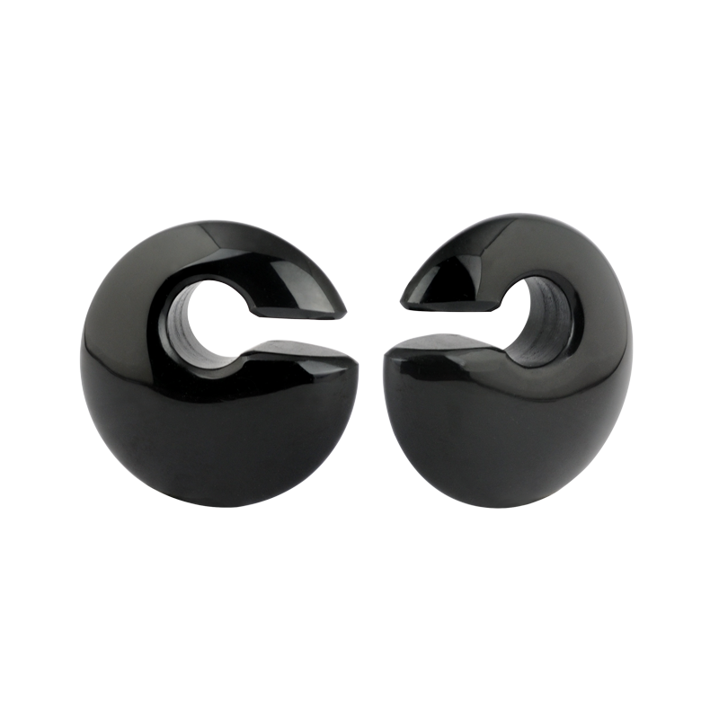 Small Eclipse Stone Weights Onyx (Price for Pair) Orecchio