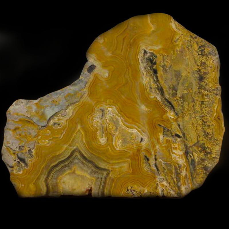 Crazy Lace Agate Rollerblade Stone Weights (price for pair) Orecchio