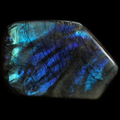 Ebony and Labradorite Weights (Price for Pair) Orecchio