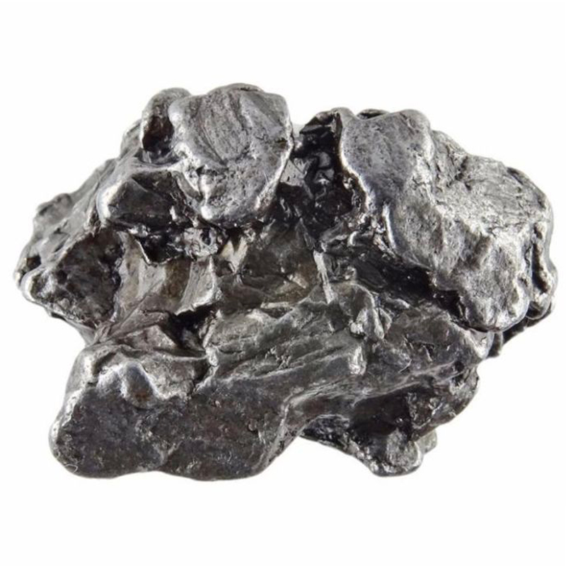 Handmade Meteorite Campo del Cielo Dangling in Silver Ring (price for pair) Orecchio