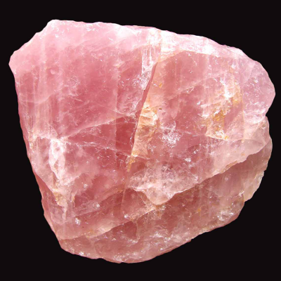 Natural Stones Rose Quartz Prism Pendants (Price for Pair) Ear