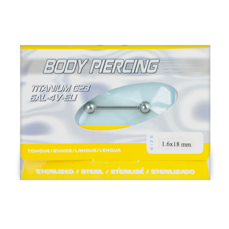 Sterilized Titanium Barbell Gioielleria Sterile