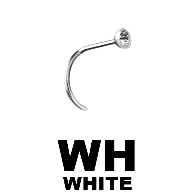 Sterilized Titanium Jewelled Nostril Gioielleria Sterile