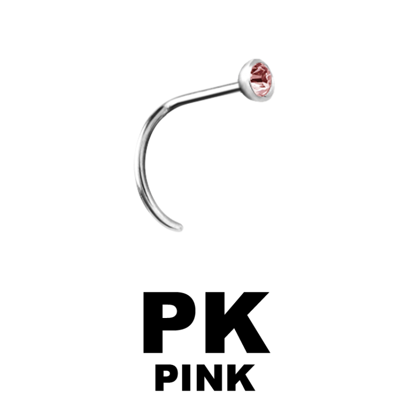 Sterilized Titanium Jewelled Nostril Gioielleria Sterile