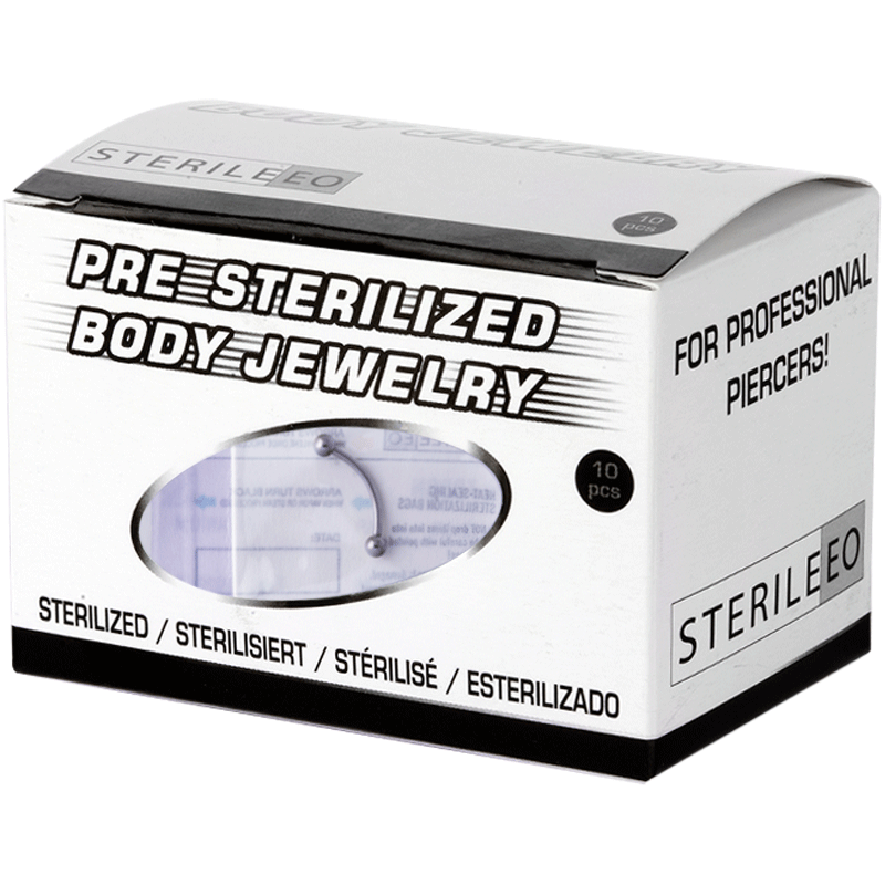 Sterlized Titanium Micro Bananabell (box 10 pcs) Gioielleria Sterile