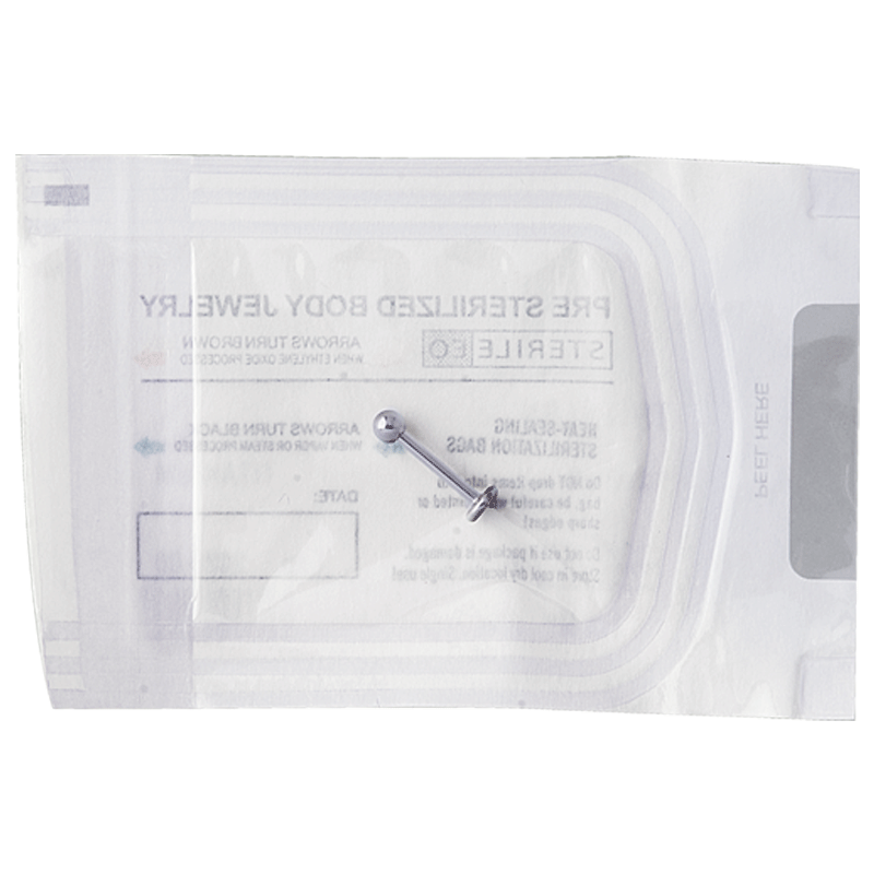 Sterlized Titanium Labrets (box 10 pcs) Gioielleria Sterile