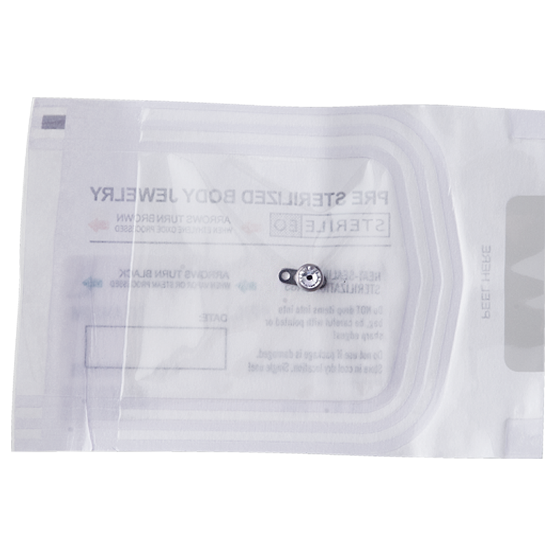 Sterilized Titanium Microdermal with Jewelled Disk (box 10pcs) Gioielleria Sterile