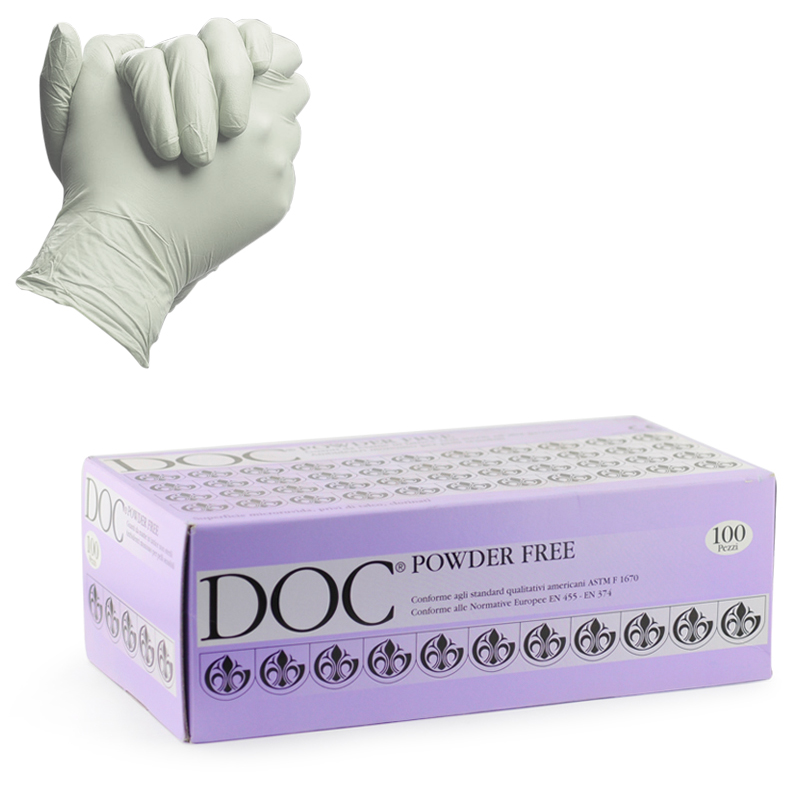 Doc Latex Gloves Powder Free (100pcs) Prodotti monouso