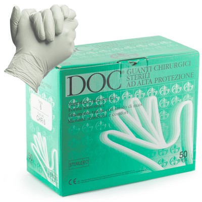 Doc Sterile Latex Surgical Gloves (100pcs) Prodotti monouso