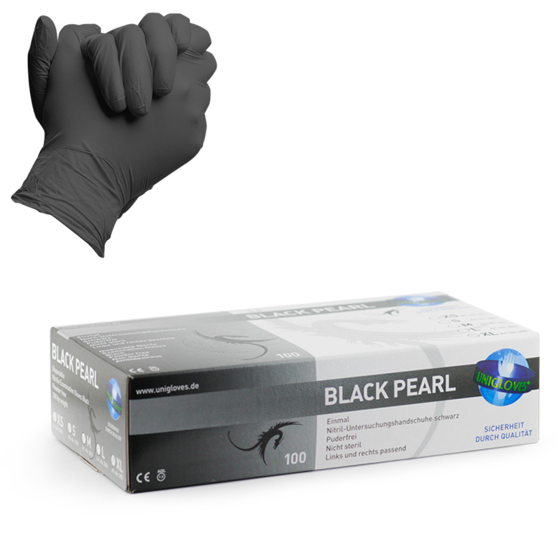 Black Pearl Nitrile Gloves (100pcs) Prodotti monouso
