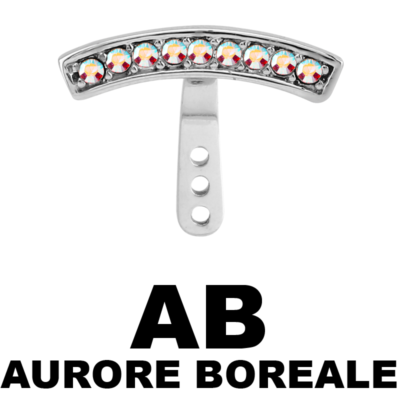 Surgical Steel Jewelled Helix Wrap Orecchio