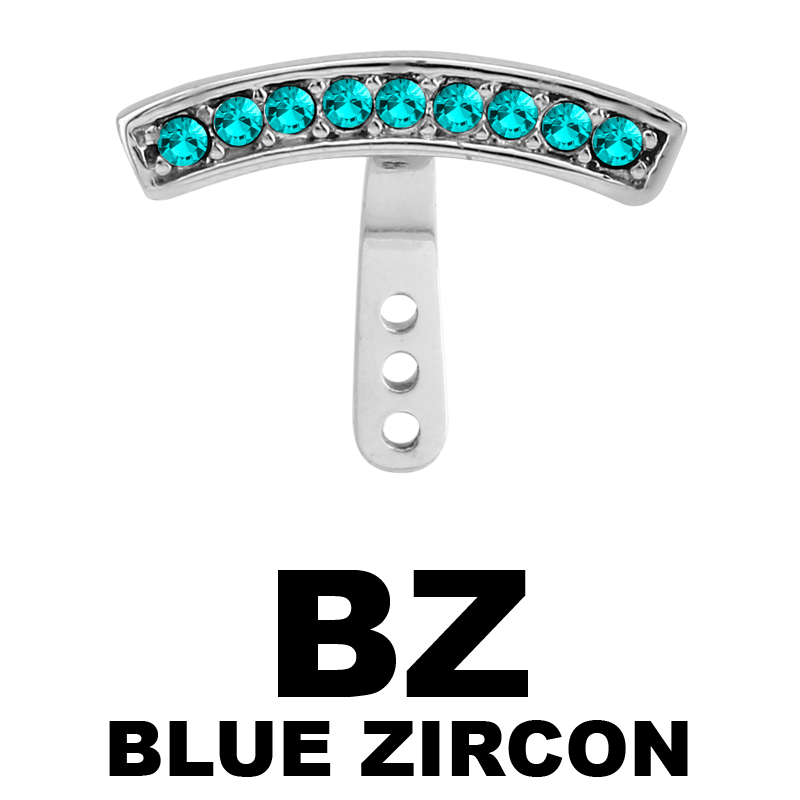 Surgical Steel Jewelled Helix Wrap Orecchio