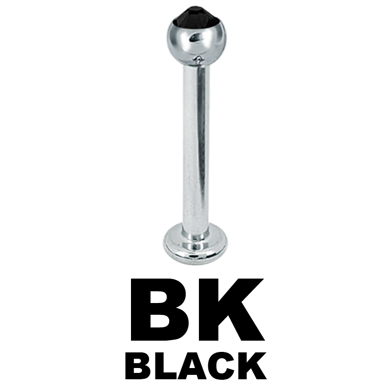 Micro Labret with Crystals Ball Labret