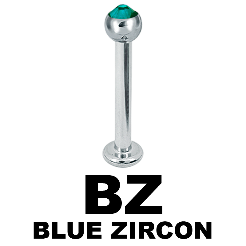 Micro Labret with Crystals Ball Labret