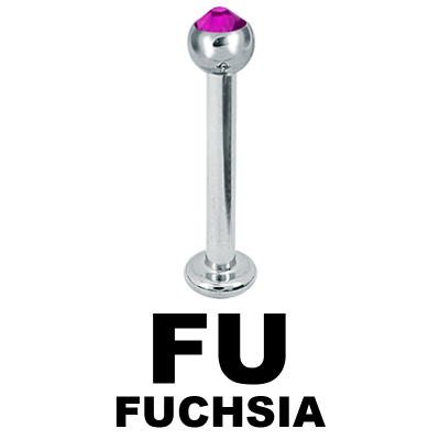 Micro Labret with Crystals Ball Labret