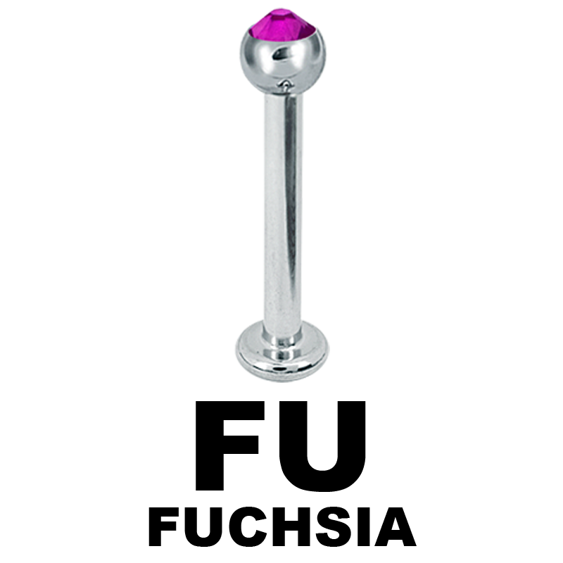 Micro Labret with Crystals Ball Labret