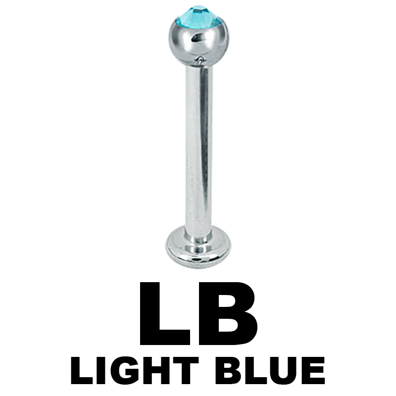 Micro Labret with Crystals Ball Labret