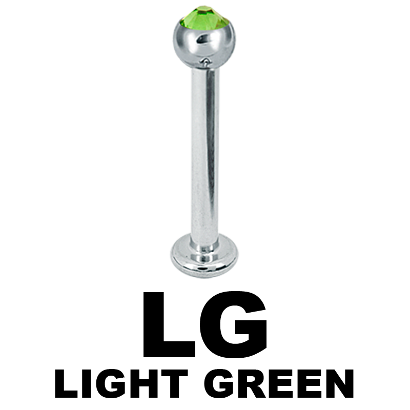 Micro Labret with Crystals Ball Labret