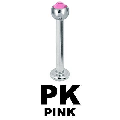 Micro Labret with Crystals Ball Labret