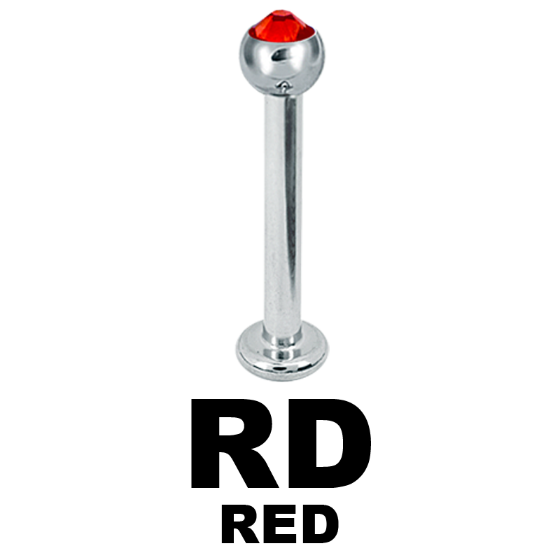 Micro Labret with Crystals Ball Labret