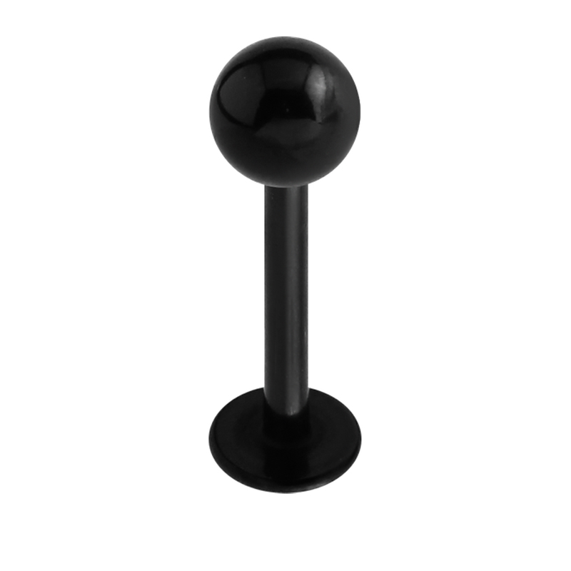 Black Steel Micro Labret Labbro