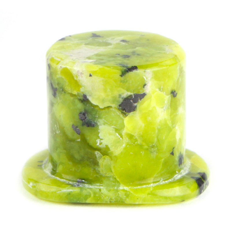 Lizardite (Norwegian Jade) Rounded Labret Labbro