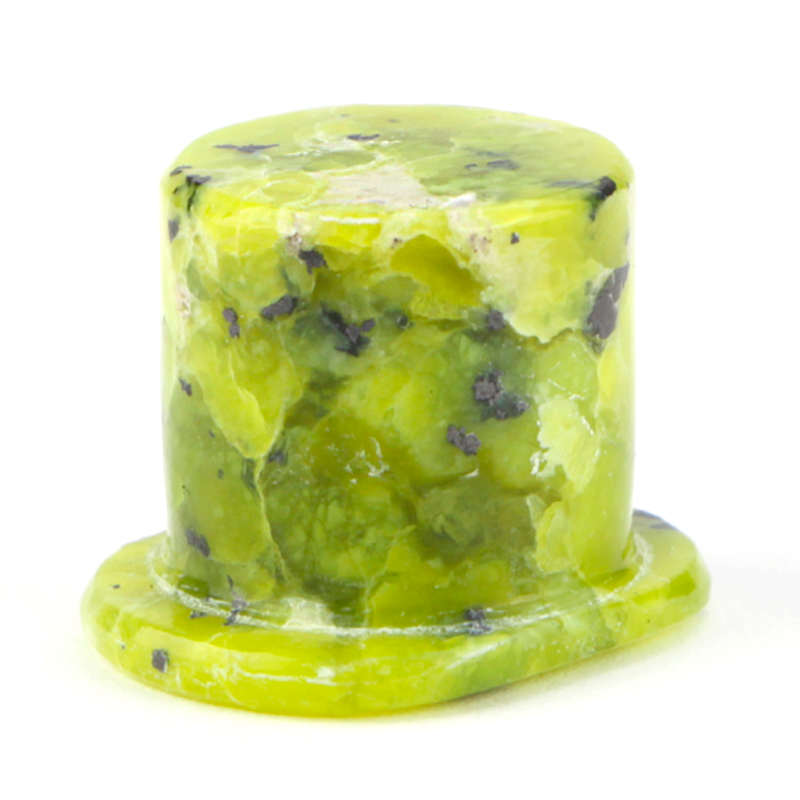 Lizardite (Norwegian Jade) Rounded Labret Labbro