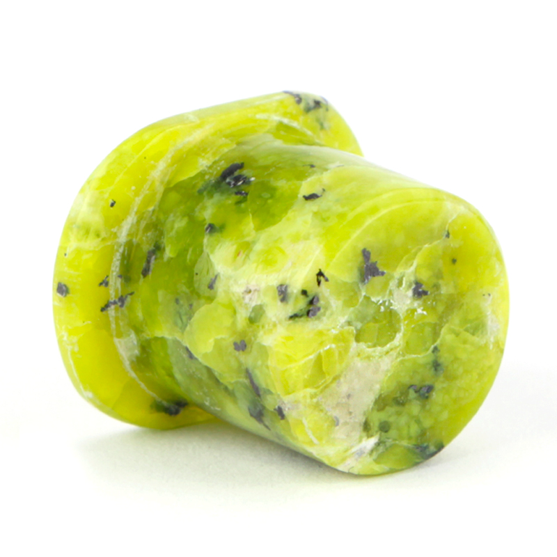 Lizardite (Norwegian Jade) Rounded Labret Labbro