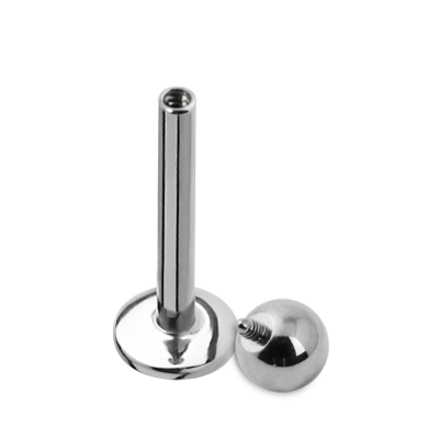 Surgical Steel Internally Threaded Micro Labret with Ball Labret
