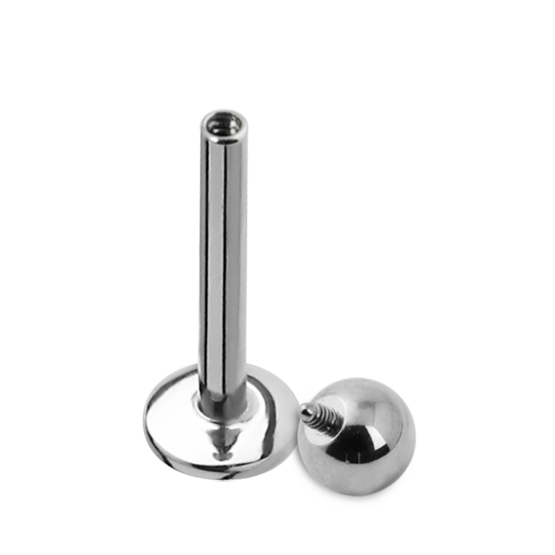 Surgical Steel Internally Threaded Micro Labret with Ball Labret