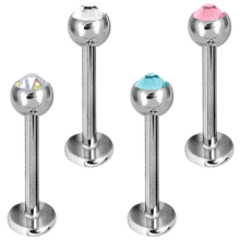 Titanium Jewelled Micro Labret