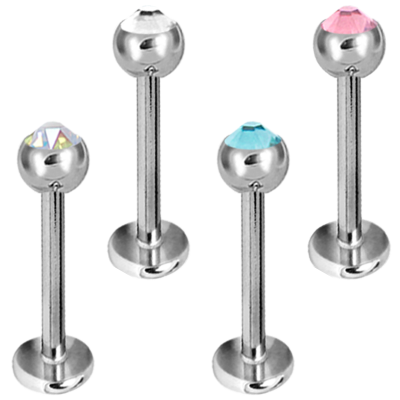 Titanium Jewelled Micro Labret Labbro