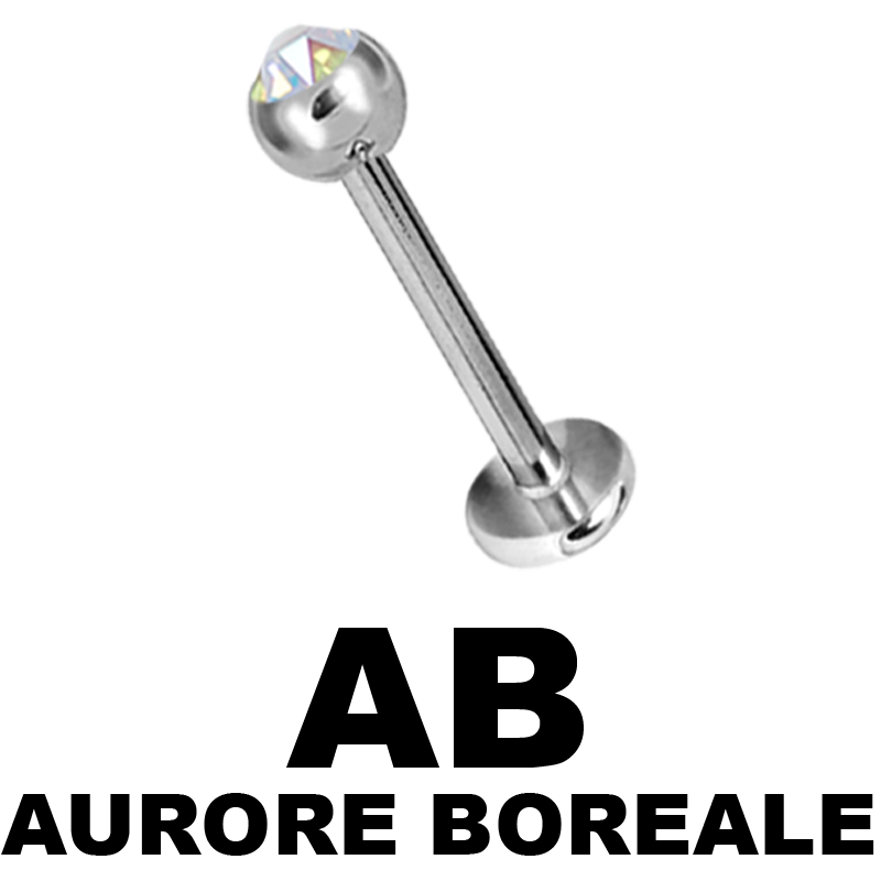 Titanium Jewelled Micro Labret Labbro