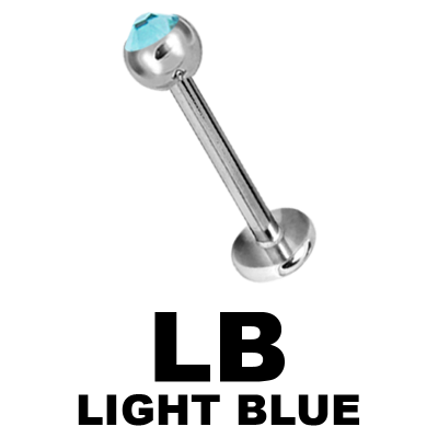 Titanium Jewelled Micro Labret Labbro